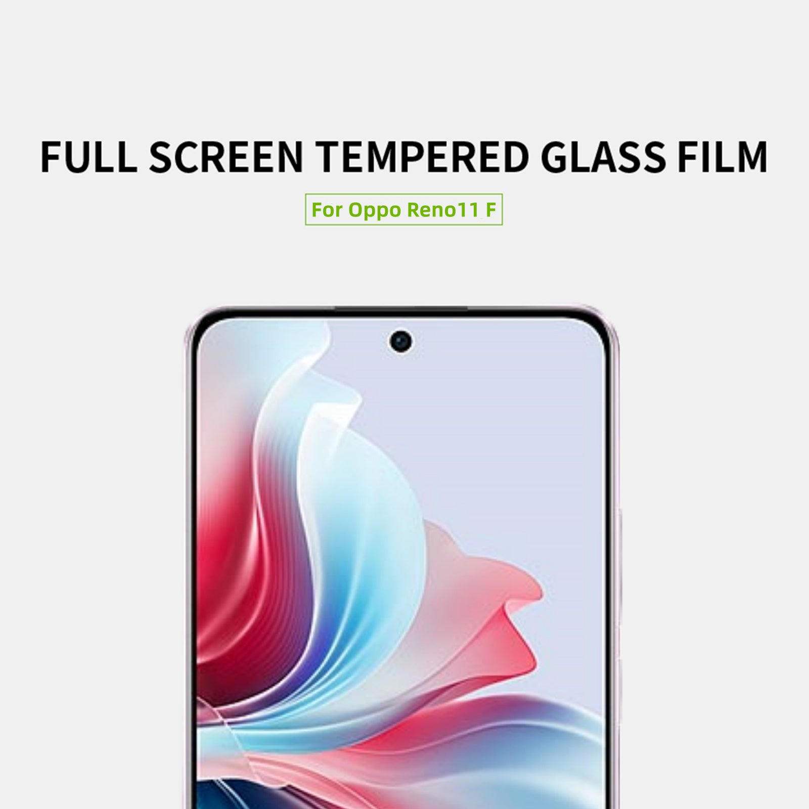 MOFI JK Tempered Glass Film Series-1 for Oppo Reno11 F 5G Full Screen Protector Anti-explosion Film MOFI JK Tempered Glass Film Series-1 for Oppo Reno11 F 5G Full Screen Protector Anti-explosion Film